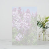 Paarse Lilacs Fade25 Briefpapier (Staand voorkant)