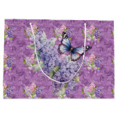 Paarse Lilacs Groot Cadeauzakje (Achterkant)