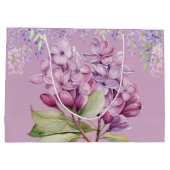 Paarse Lilacs Groot Cadeauzakje (Achterkant)