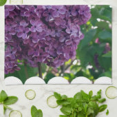 Paarse Lilacs Kitchen Towel Theedoek (Gevouwen)