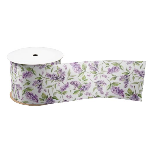 Paarse Lilacs Lente Bloemen Lint (Spoel)