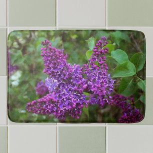 Paarse Lilacs op een lentedag Badmat