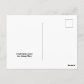 Paarse Lilacs op een lentedag Briefkaart (Achterkant)