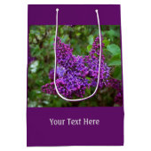 Paarse Lilacs op een lentedag Medium Cadeauzakje (Achterkant)