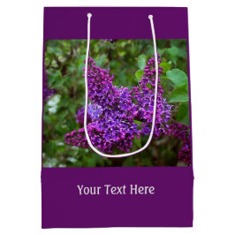 Paarse Lilacs op een lentedag Medium Cadeauzakje