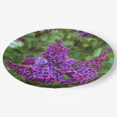Paarse Lilacs op een lentedag Papieren Bordje (Gekanteld)