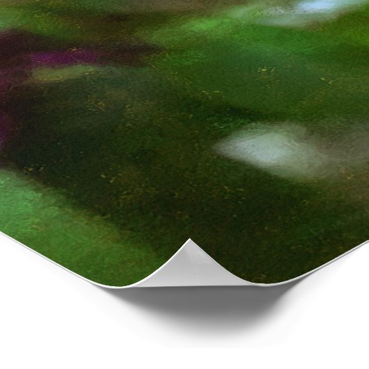 Paarse Lilacs op een lentedag Poster (Hoek)