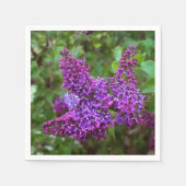 Paarse Lilacs op een lentedag Servet (Voorkant)