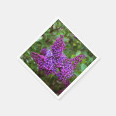 Paarse Lilacs op een lentedag Servet (Hoek)