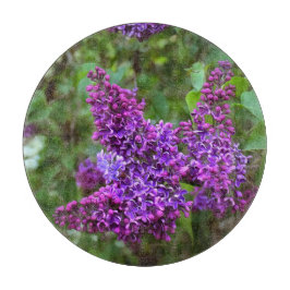 Paarse Lilacs op een lentedag Snijplank