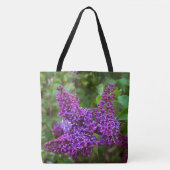 Paarse Lilacs op een lentedag Tote Bag (Voorkant)
