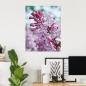 Paarse Lilacs Poster (Thuiskantoor)