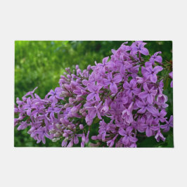 Paarse lilacs romantische elegante paarse foto van deurmat
