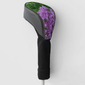 Paarse lilacs romantische elegante paarse foto van golfheadcover (Schuin)