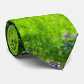 Paarse lilacs romantische elegante paarse foto van stropdas (Opgerold)