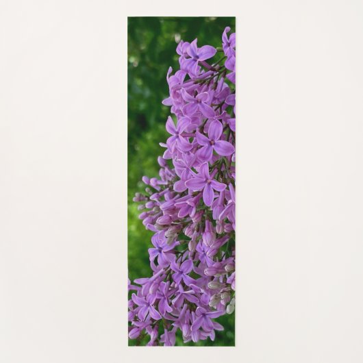 Paarse lilacs romantische elegante paarse foto van yogamat (Voorkant)