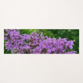 Paarse lilacs romantische elegante paarse foto van yogamat (Voorkant (horizontaal))