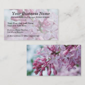  Paarse Lilacs Visitekaartje (Voorkant / Achterkant)