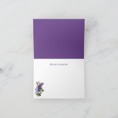 Paarse lila's dank u (Binnen)