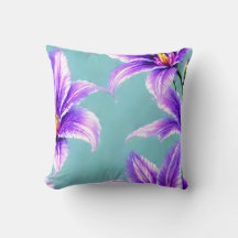 Paarse Lilly van het vallei Patroon