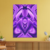 Paarse Lily Dream Canvas Afdruk (Insitu (Woonkamer))