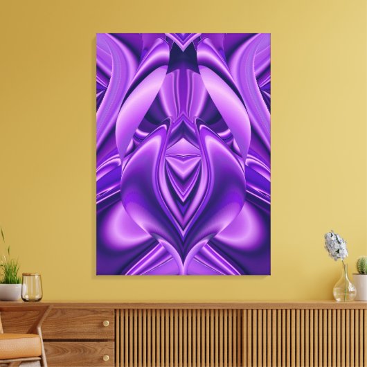 Paarse Lily Dream Canvas Afdruk (Insitu (Woonkamer))