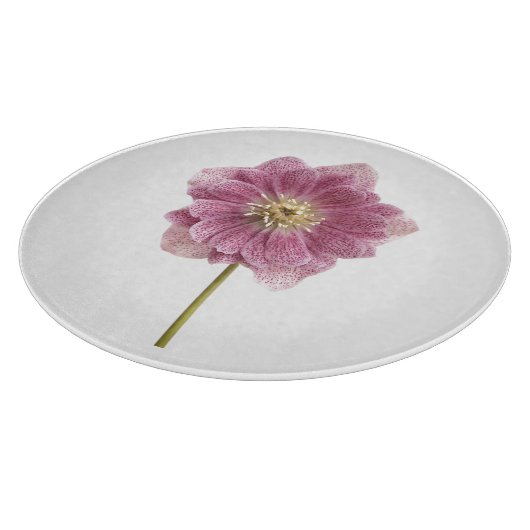 Paarse Lily Flower Glass Cutting Board 12" Snijplank (Hoek)