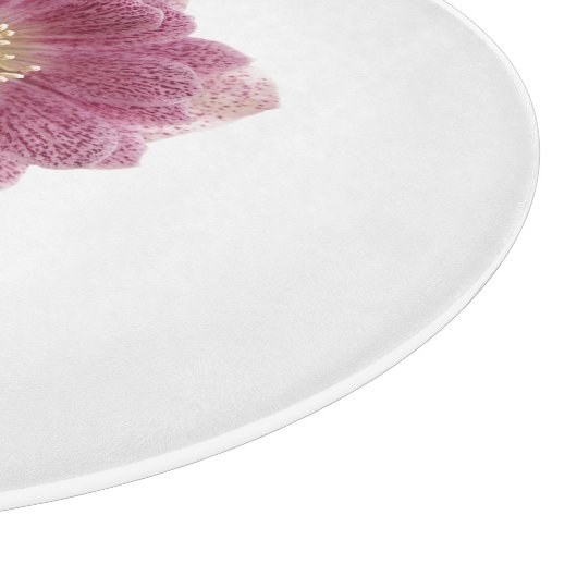 Paarse Lily Flower Glass Cutting Board 12" Snijplank (Hoek)