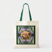 Paarse Lily Flowers Lijst Creëer Uw eigen foto Tote Bag (Voorkant)