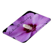 Paarse Lily Up Close Magneet (Linkerzijde)