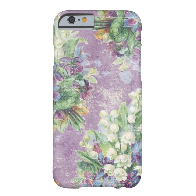 Paarse Lily van de Valley Case-Mate iPhone Case (Achterkant)