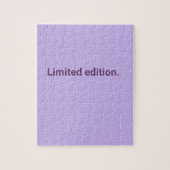 Paarse Limited Edition Legpuzzel (Verticaal)