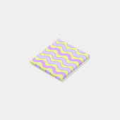 Paarse Limoen Groovy Stripe Levendige Lente Zomer Post-it® Notes (Schuin)