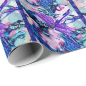 Paarse limonade cadeaupapier (Rol Hoek)