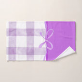 Paarse Lint Bad Handdoek (Handdoek)