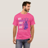Paarse lint kleinzoon Chiari malformatie Awarene T-shirt (Voorkant volledig)