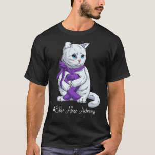 Paarse Lint Nationale Maand van de Aandacht voor M T-shirt