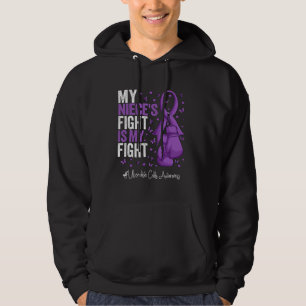 Paarse lint nicht ulceratieve colitis awareness hoodie