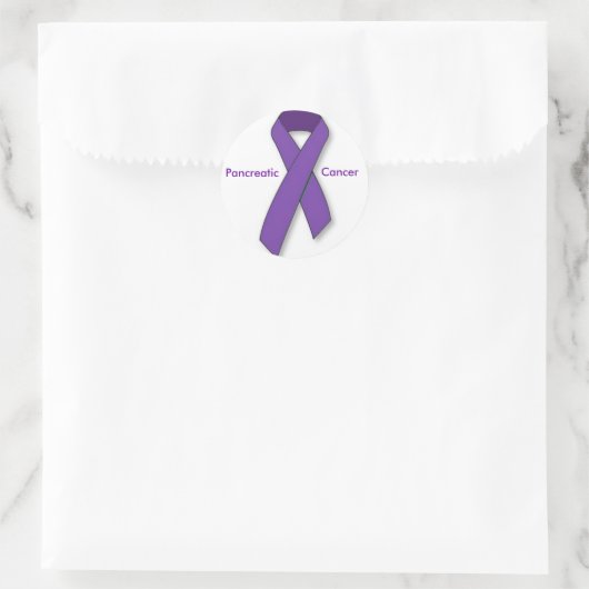 Paarse lint Stickers (Tas)