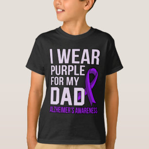 Paarse lint voor papa Alzheimerbewustzijn T-shirt