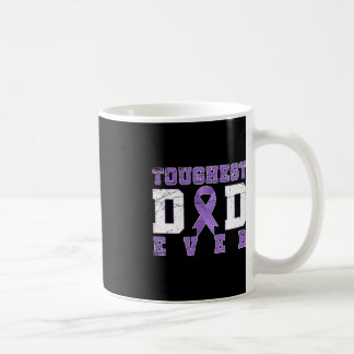 Paarse lintkanker vechter vader geschenk pancreas koffiemok