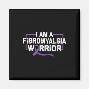 Paarse lintstrijder van fibromyalgie-bewustzijn magneet