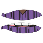 Paarse lippen glimlachen basketbal (Panelen)