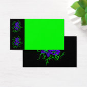 paarse lippenbloem, zwart visitekaartjes (Bureau)
