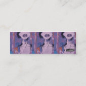 Paarse lips - Skinny Mini Visitekaartje (Achterkant)