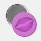 Paarse lipstick magneet (Voorkant / Achterkant)