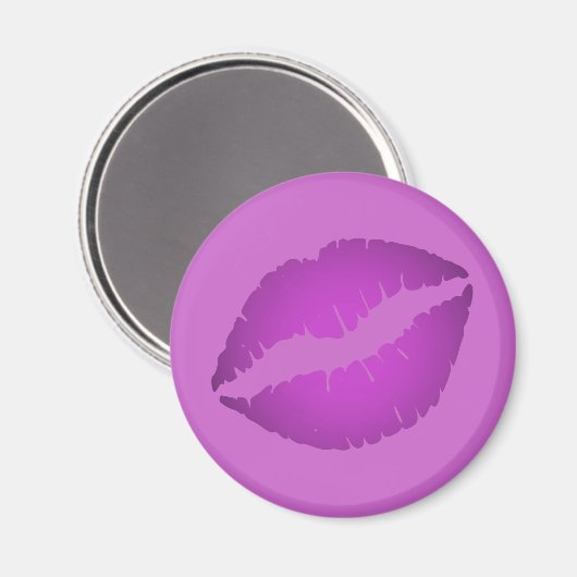 Paarse lipstick magneet (Voorkant / Achterkant)