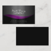 Paarse liquor Winery Wine Visitekaartje (Voorkant / Achterkant)