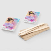 Paarse Little Princess Ball set van fans Handwaaier (Niet-gemonteerd)