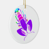 PAARSE LOBSTER ROUND ORNAMENT (Rechts)